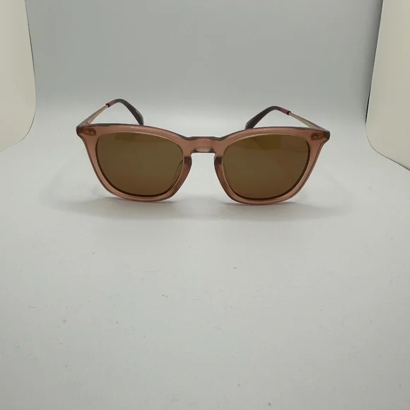 NWOT TOMS Sunglasses - Maxwell in Rose Crystal/Gold with Amber Lens - Picture 1 of 2